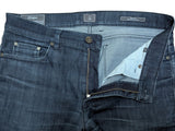 Zegna Jeans 34 Washed Dark Blue 5 pocket cotton/elastane denim