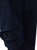 Strellson Switzerland Navy Blue Raglan Coat XL/XXL 44/46 Wool/Cashmere