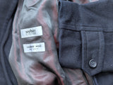 Strellson Switzerland Navy Blue Raglan Coat XL/XXL 44/46 Wool/Cashmere