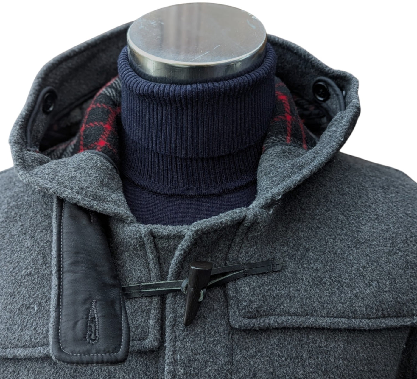 Gloverall Duffel Coat M/40 Charcoal Wool Blend – eHABERDASHER
