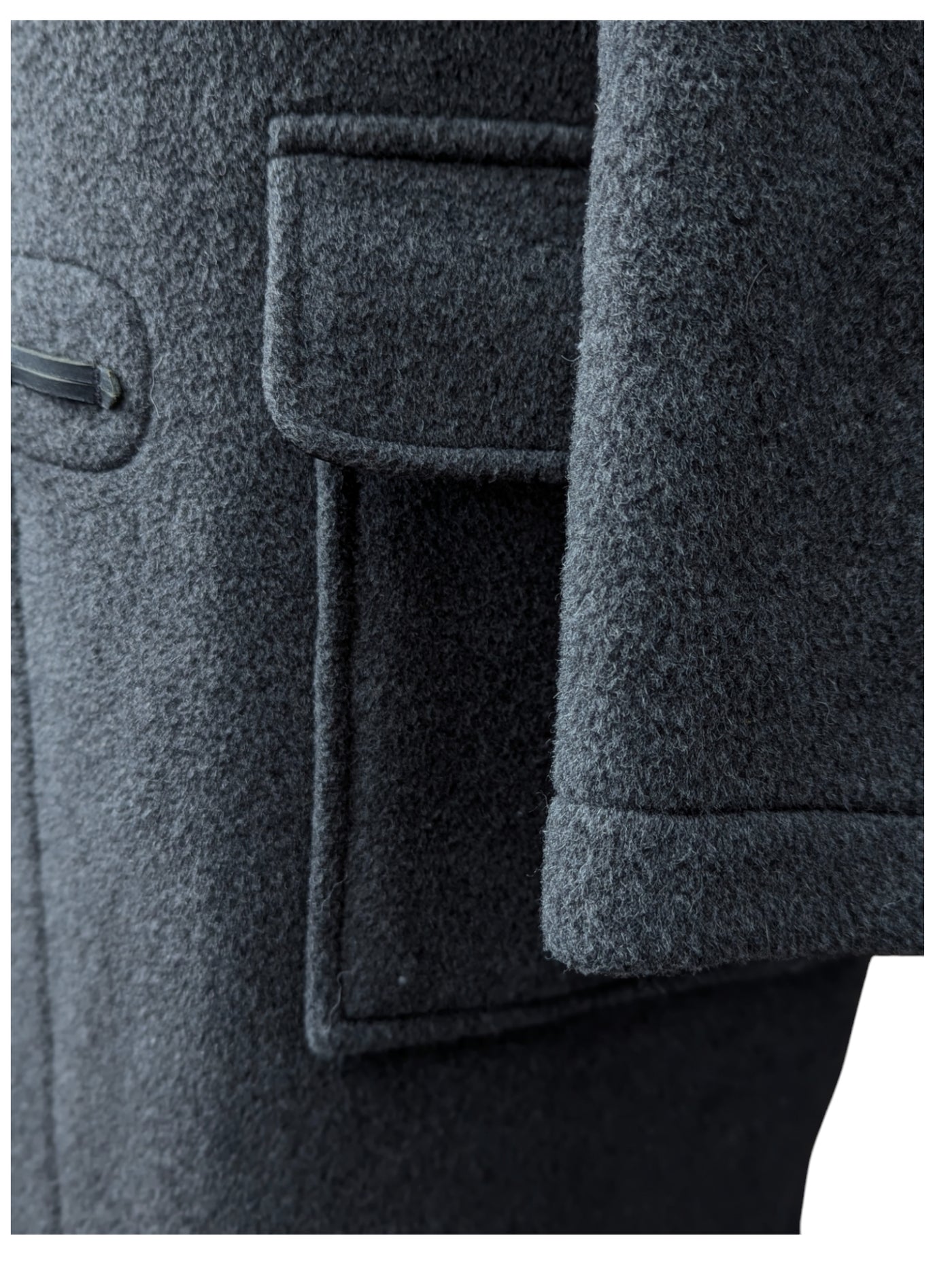 Gloverall Duffel Coat M/40 Charcoal Wool Blend – eHABERDASHER