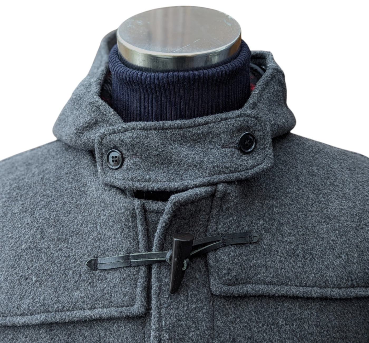 Gloverall Duffel Coat M/40 Charcoal Wool Blend – eHABERDASHER