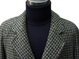 Vintage Maculette England Balmacaan Raglan Coat 40/42R Grey Check Wool Tweed