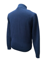 Hackett Hybrid Knit Jacket S Navy Blue Cotton/Polyester