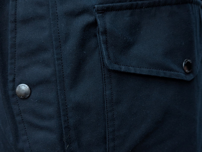 Todd Snyder Cruiser Jacket S Midnight Border English Waxed Cotton