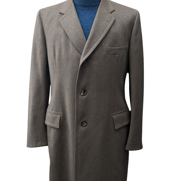 Vintage Chester Barrie Coat 42R Camel Herringbone Wool – eHABERDASHER