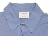 Avon Celli Polo Collar Sweater S/48 Pale Blue Cotton