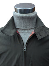 British Millerain Harrington Jacket L Olive Cotton Blend