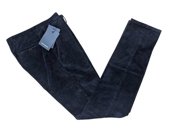 Thom Sweeney Trousers 28/IT44 Navy Cotton Corduroy