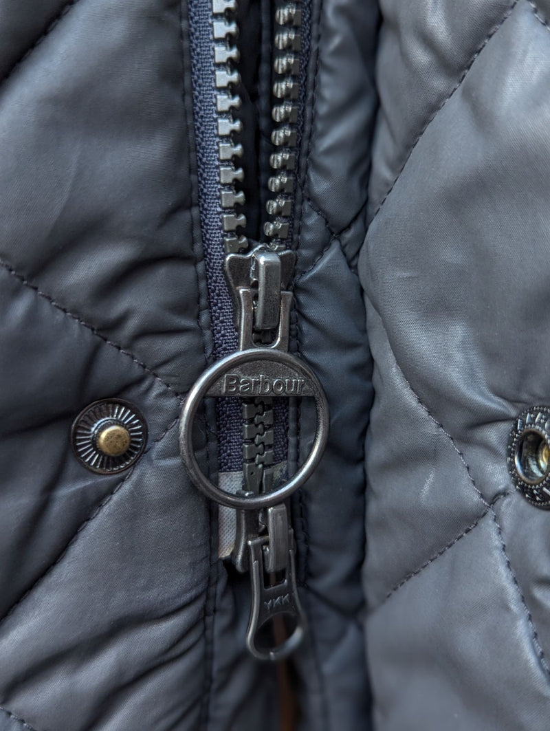 Barbour McQueen Jacket M Grey Polyester Special Edition