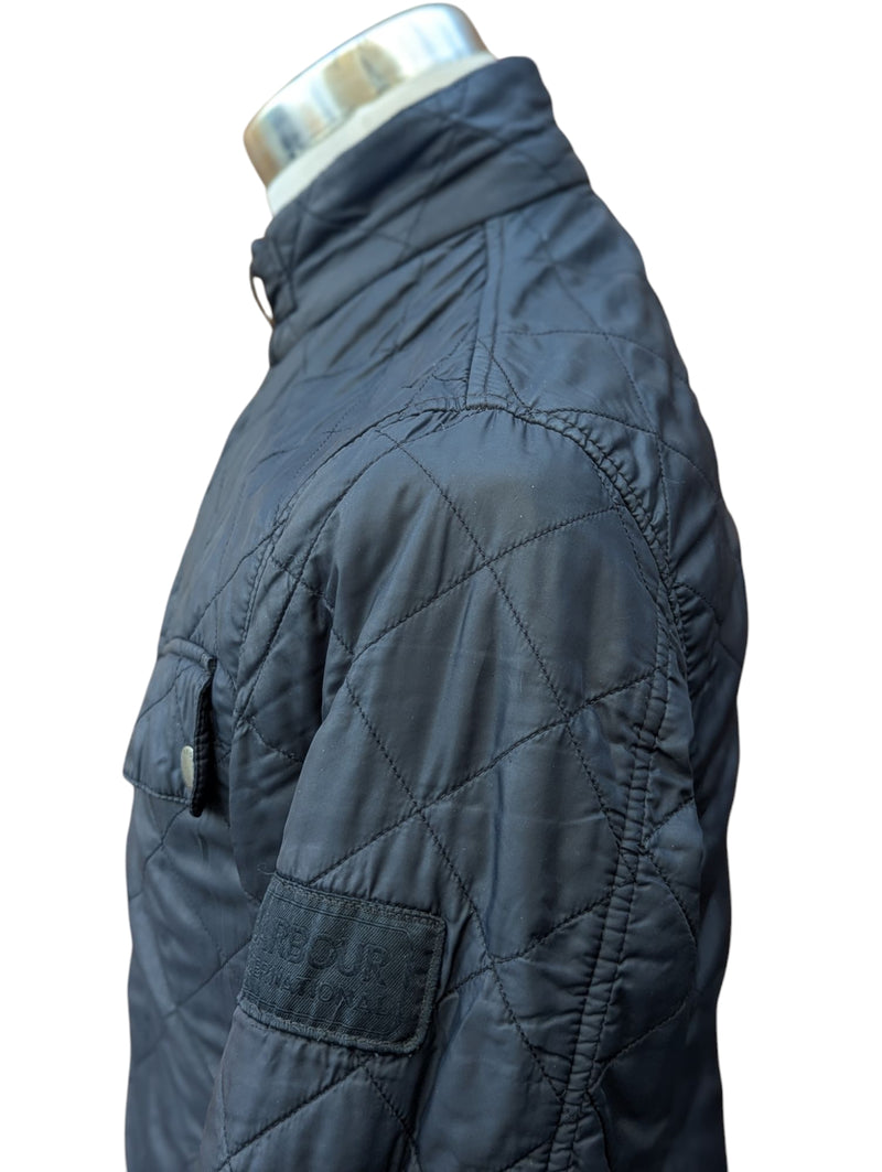 Barbour Jacket S Midnight Ariel Padded Quilt Polyester