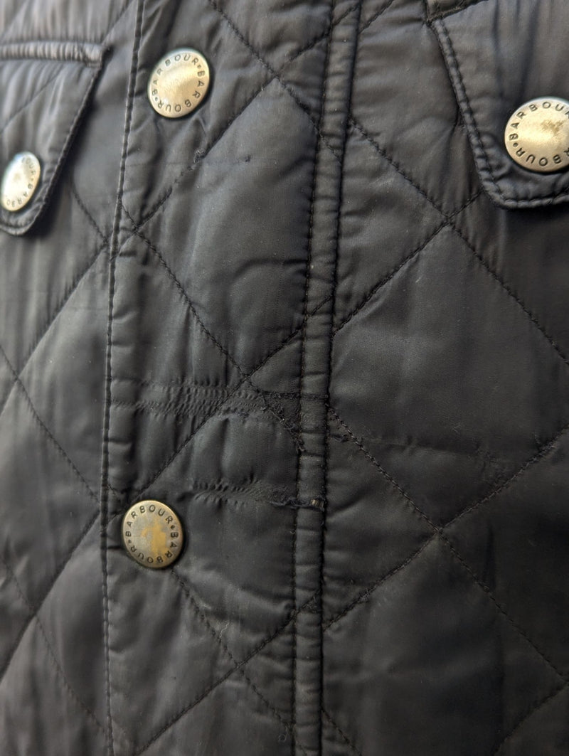 Barbour Jacket S Midnight Ariel Padded Quilt Polyester
