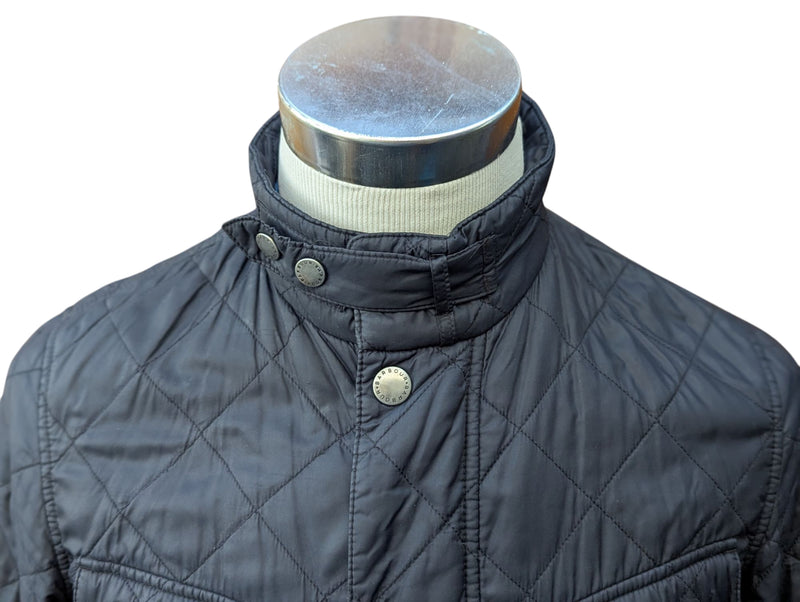 Barbour Jacket S Midnight Ariel Padded Quilt Polyester
