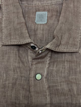 Eleventy Shirt M/40 SS Light Brown Linen