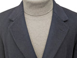 Vintage Aquascutum Coat 46R/48R Dark Navy Blue Wool