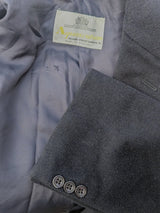 Vintage Aquascutum Coat 46R/48R Dark Navy Blue Wool
