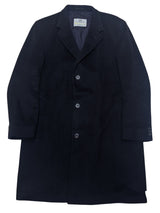 Vintage Aquascutum Coat 46R/48R Dark Navy Blue Wool