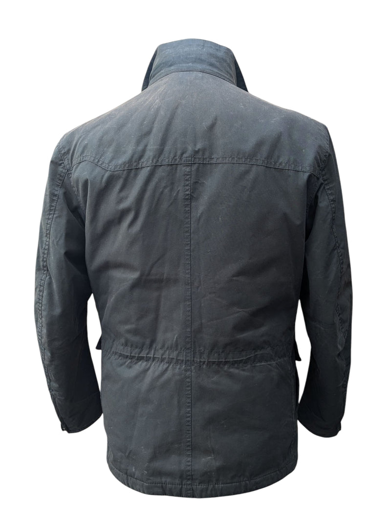 Barbour x Land Rover Ltd Ed. Jacket M Black Waxed Cotton