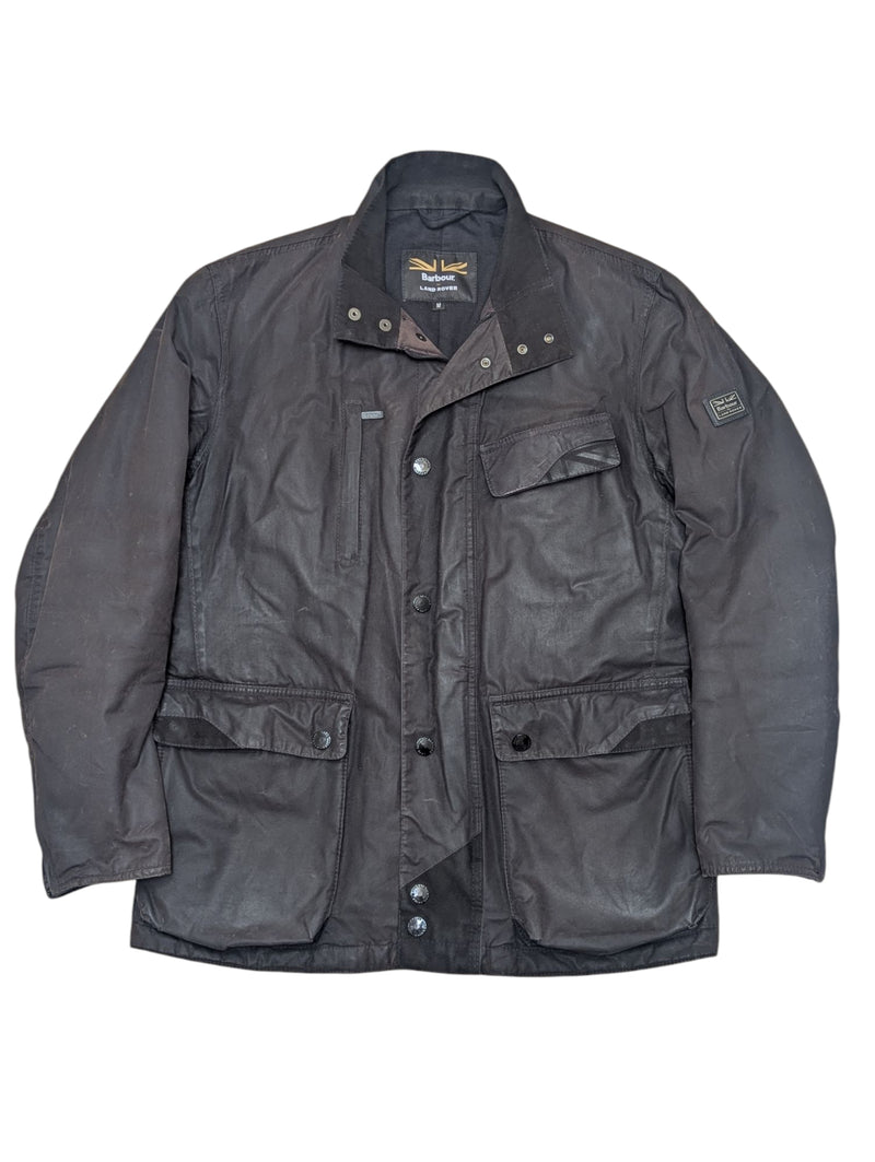 Barbour x Land Rover Ltd Ed. Jacket M Black Waxed Cotton