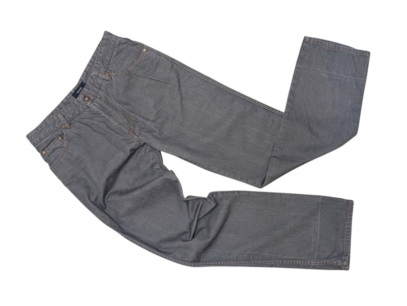 Pal Zileri Jeans 34x35.5 Mid Grey 5 pocket Cotton denim