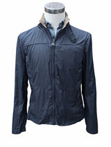 Barbour Jacket M Navy Blue Featherweight Windbreaker Polyamide