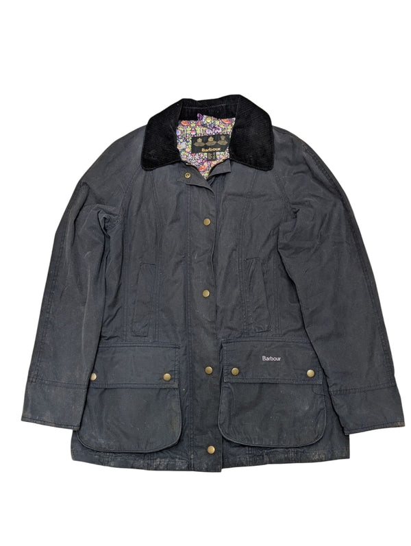 Barbour x William Morris Liberty Ladies Coat S/M 6 US Beadnell Waxed Cotton RARE!