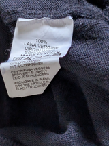 Pal Zileri Sweater XL 54 Navy Blue Wool