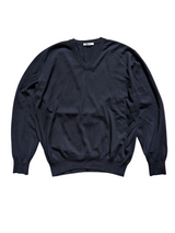 Pal Zileri Sweater XL 54 Navy Blue Wool