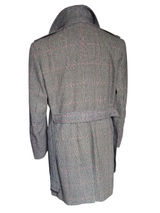 Vintage Berwin Belted Coat M/40R Prince of Wales Plaid DB Wool