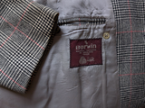 Vintage Berwin Belted Coat M/40R Prince of Wales Plaid DB Wool