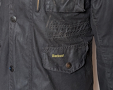 Barbour Jacket S Midnight Sapper Waxed Cotton