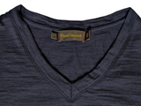 Paul Stuart Sweater L Navy Blue Baby Alpaca/Silk