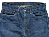 Ralph Lauren Jeans 34x32 Washed Dark Blue 5 pocket cotton/elastane denim