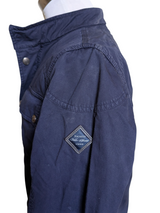 Hackett Biker Velospeed Jacket M Navy Blue Cotton