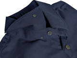 Pal Zileri Shirt S/15.75 Slim Navy Blue Cotton Stretch