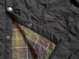 Barbour Jacket L/XL Soft Black Liddesdale Padded Quilt Polyester