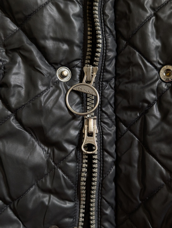 Barbour McQueen Jacket L Black Polyester Special Edition