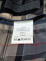 Barbour Blouson Jacket S Midnight Harrington Light Waxed Cotton
