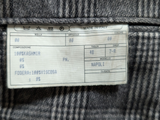 Isaia for Riviera Sport Coat 39R Black/White Plaid Rolling 3-button Pure cashmere