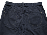 Zegna Trousers 33 Dark Blue 5 pocket Cotton