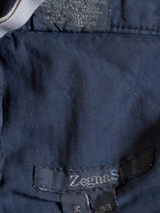 Zegna Trousers 33 Dark Blue 5 pocket Cotton