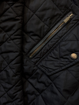 Barbour Jacket XL/XXL Black Chelsea Padded Quilt Polyester