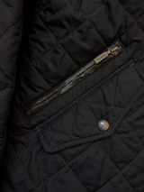Barbour Jacket XL/XXL Black Chelsea Padded Quilt Polyester