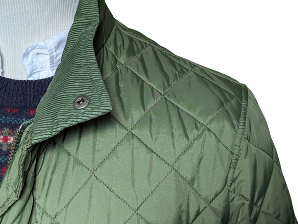 Boden Jacket L Olive Light Green Padded Nylon