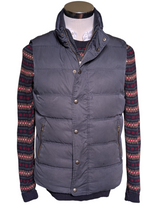 Hackett Vest/Gilet M Navy Down Filled Nylon