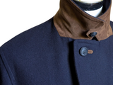 Gloverall Pea Coat M/L 40 Dark Navy Wool Blend