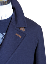 Gloverall Pea Coat M/L 40 Dark Navy Wool Blend