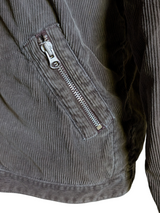 Paul Smith Motorcycle Jacket M Taupe Cotton Corduroy
