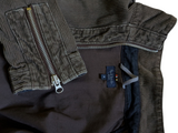 Paul Smith Motorcycle Jacket M Taupe Cotton Corduroy