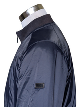 Barbour Jacket M Navy Blue Gabion Padded Polyamide